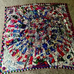 Hermès L'Epopee d'Hermes 140cm Shawl